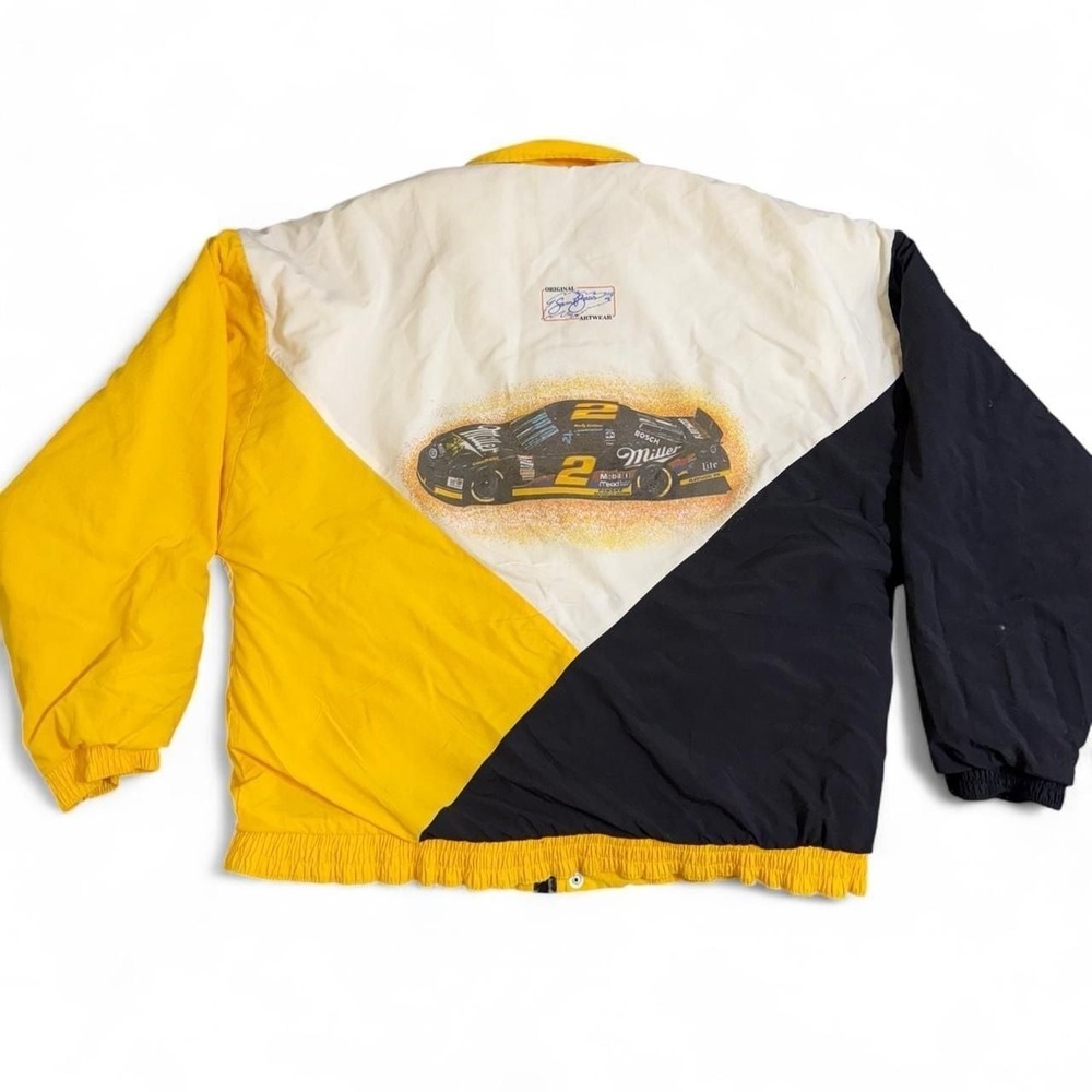 Vintage Rusty Wallace #2 NASCAR Racing Jacket, Speed Zone, Size Large — Made i - Picture 3 of 3